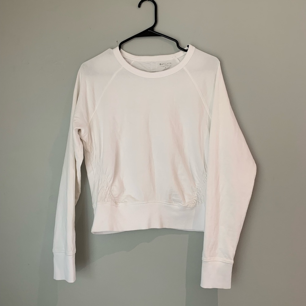 Athleta Sundown Puckered Pullover